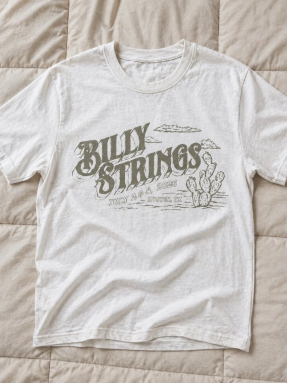 Vintage Inspired Southwestern Lettering Graphic T-Shirt - Picture 1 of 2